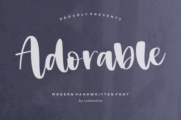 Adorable: A Charming Handwritten Font for Editorial Design