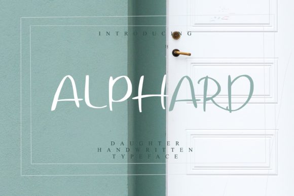 Alphard: A Fun and Quirky Handwritten Font for Creative Projects