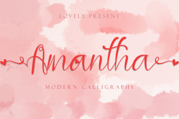 Amantha: A Dreamy Handwritten Font for Crafters