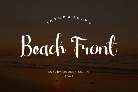 Beach Front: A Modern Handwritten Font for Editorial Design