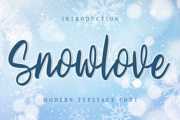 Bring Charm to Your Creations with Snowlove Font