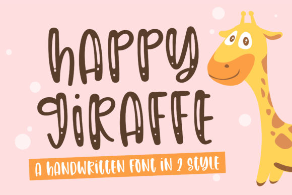 Bring Your Creations to Life with Happy Giraffe Font