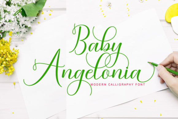 Bringing Elegance to Branding with Baby Angelonia Font
