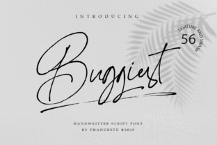 Buggiest: The Bold and Modern Script Font for Crafters