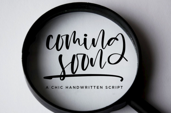 Coming Soon: A Stylish Calligraphy Font for Editorial Design