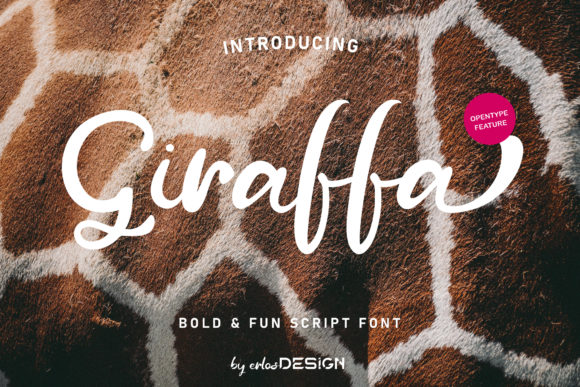 Discover Giraffa: A Versatile Script Font for Creative Branding