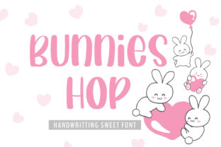 Discover the Charm of Bunnies Hop: A Perfect Handwritten Font