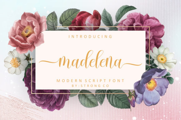 Discover the Charm of Madelena: A Stylish Script Font