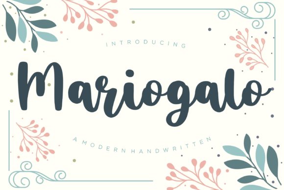 Discover the Versatility of Mariogalo: A Playful Handwritten Font