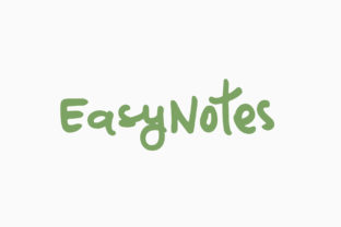 EasyNotes: A Handwritten Font for Authentic Branding