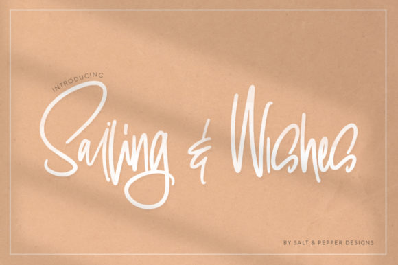 Elevate Your Editorial Design with Sailing Wishes Font