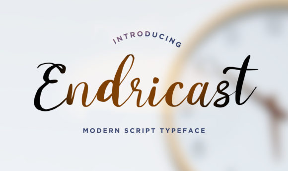 Endricast: A Charming and Elegant Font for Crafters