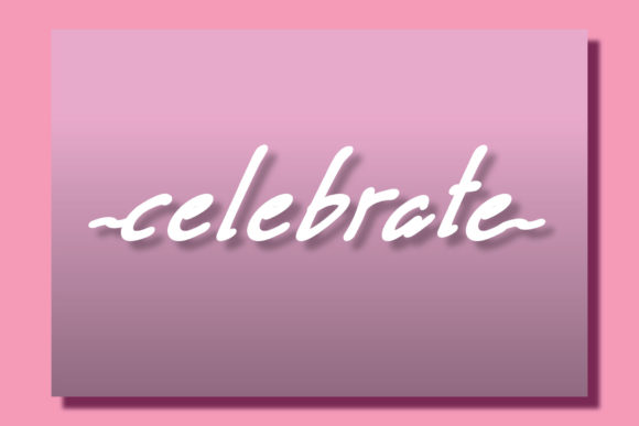 Enhance Your Brand with Celebrate: A Delicate Script Font