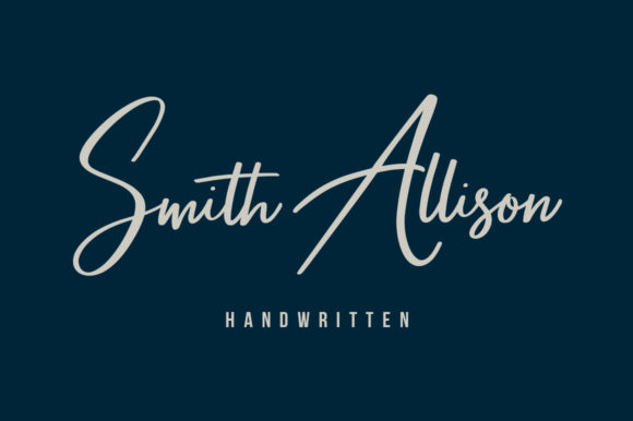 Enhance Your Brand with Smith Allison Font