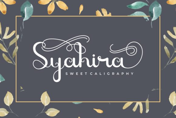 Enhance Your Brand with Syahira: A Timeless Handwritten Font