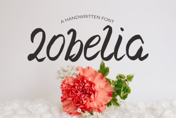 Enhance Your Web Design with Lobelia, a Delicate Handwritten Font