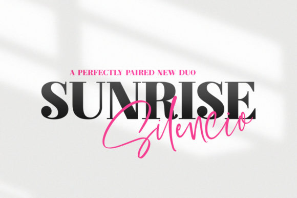 Enhance Your Web Design with Sunrise Silencio Duo