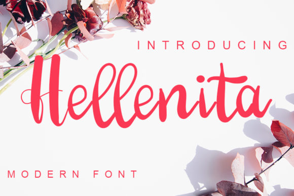 Hellenita: A Romantic Script Font for Web Design