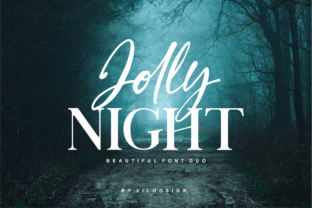 Jolly Night Duo: A Font for Festive Elegance