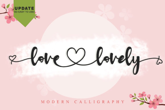 Love Lovely: A Romantic Font for Handmade Creations