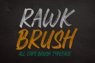 Rawk Brush: A Charming Handwritten Font for Crafters