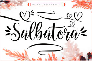 Salbatora: A Script Font for Editorial Elegance