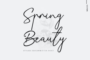 Spring Beauty: A Classy Handwritten Script Font for Branding