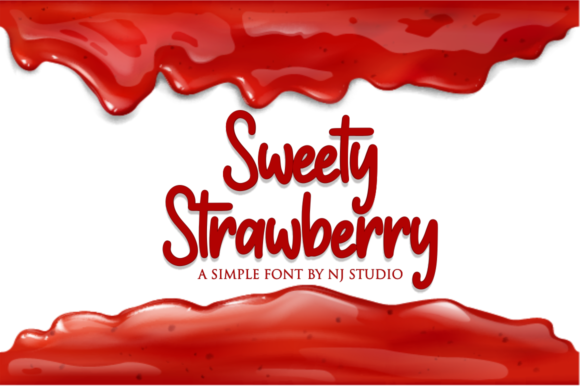 Transform Your Brand with Sweety Strawberry Font