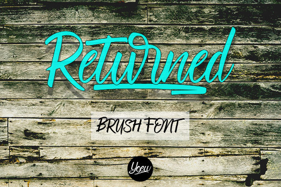 Transform Your Brand with the Charming Returned Font