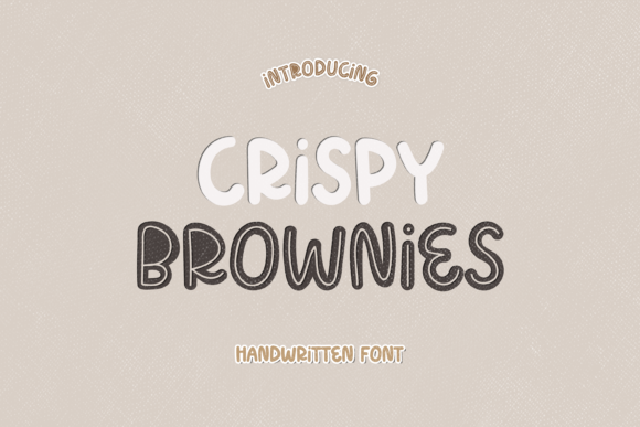 Transform Your Designs with The Crispy Brownies Font