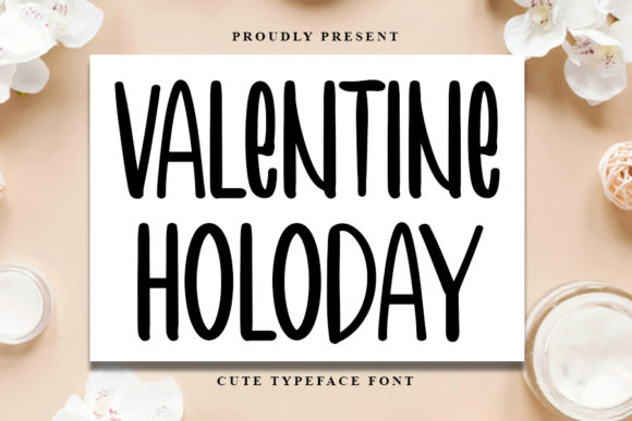 Valentine Holoday: A Playful Font for Eye-Catching Campaigns