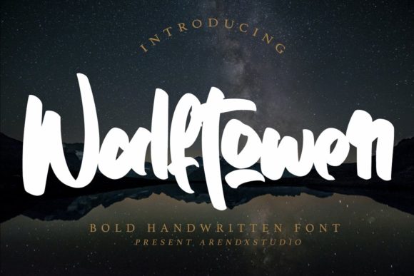 Walftower: A Bold Handwritten Font for Impactful Campaigns